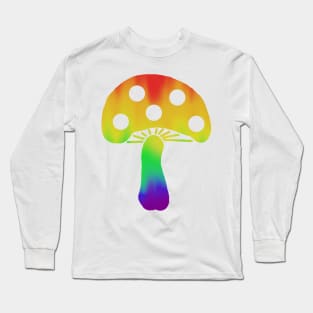 Rainbow Mushroom Long Sleeve T-Shirt